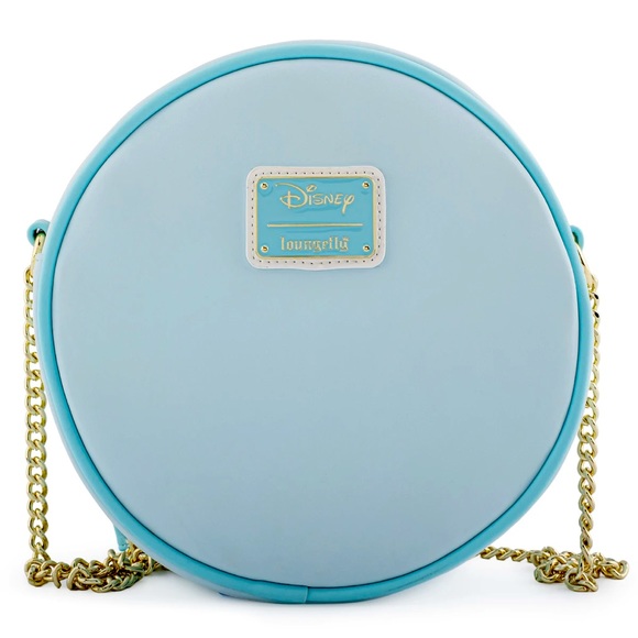 Loungefly Disney Snowman Mickey Minnie Snow Globe Crossbody Bag - Picture 4 of 5